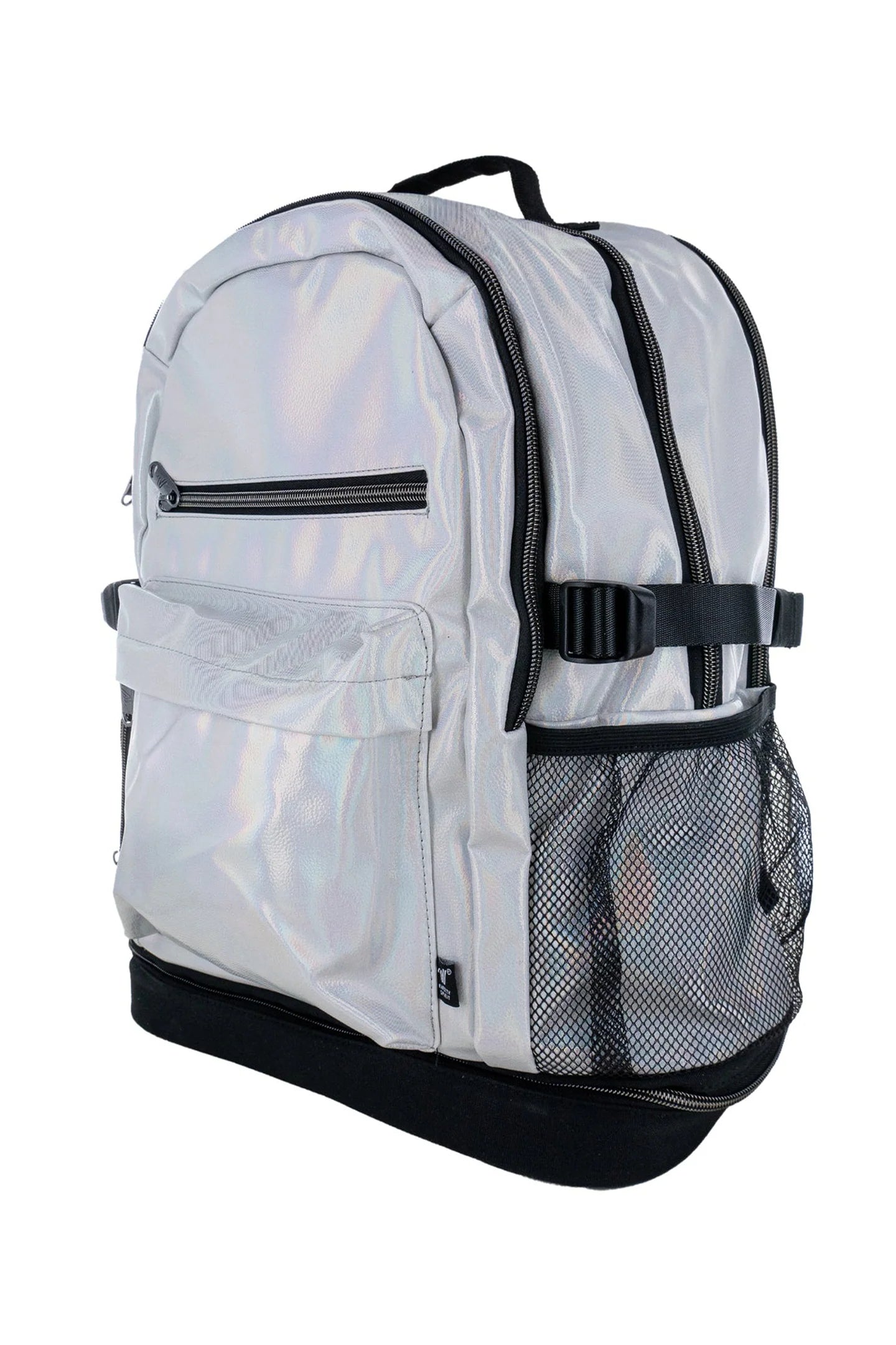 Varsity Silver Iridescent Backpack