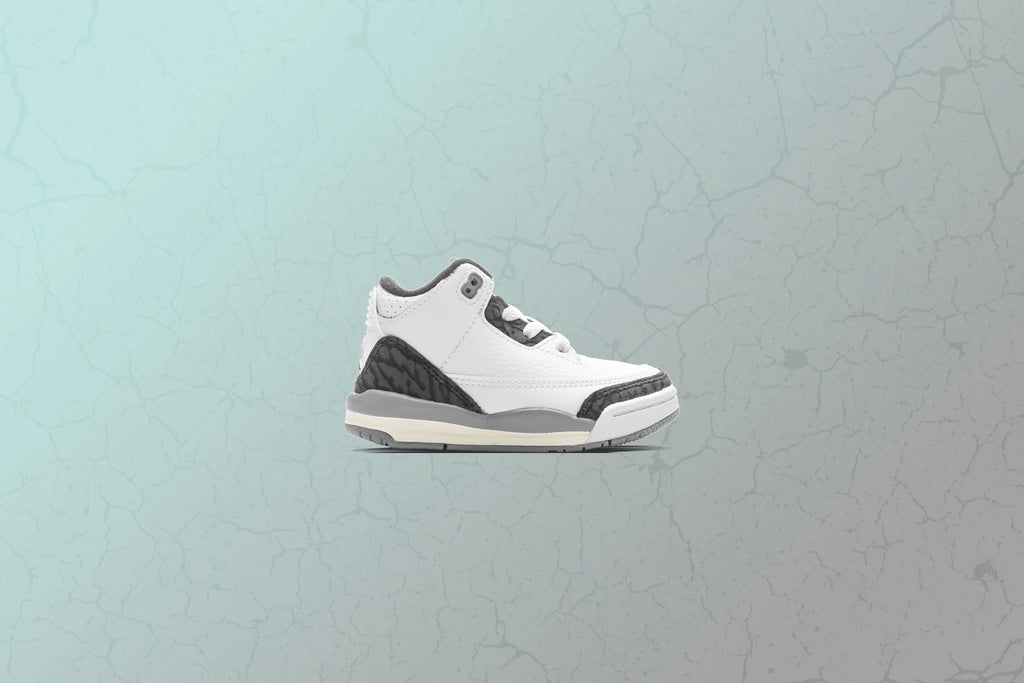 Air Jordan 3 Retro TD Summit White Fire Red Cement Grey