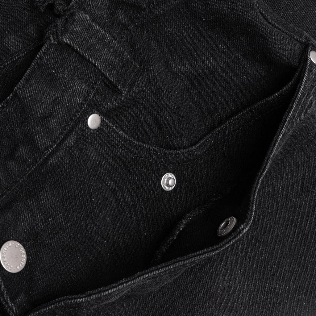 Collision Jorts Faded Black