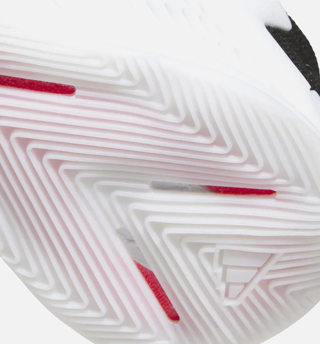 Anthony Edwards 1 Low Mens Basketball Shoe White Core Black Lucid Red