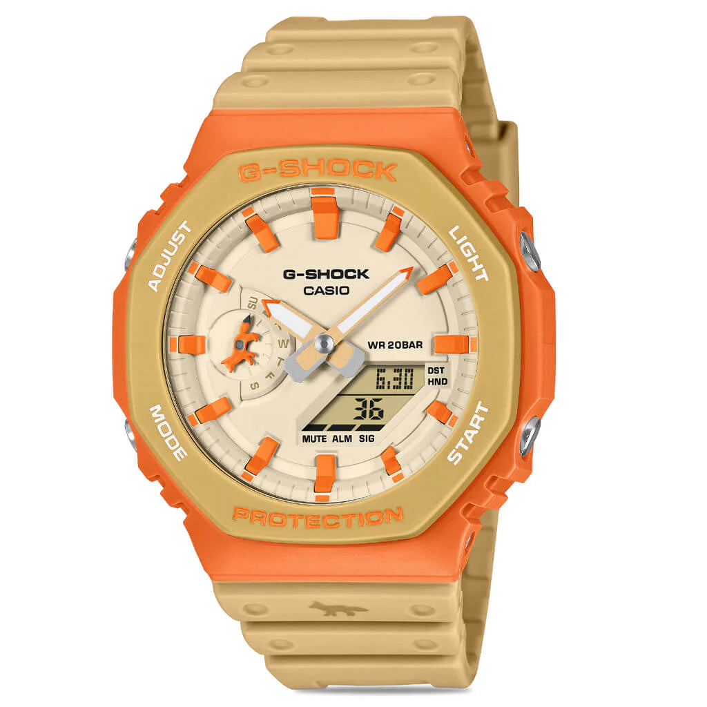 G Shock x Maison Kitsuné GA2110MK 5A Orange