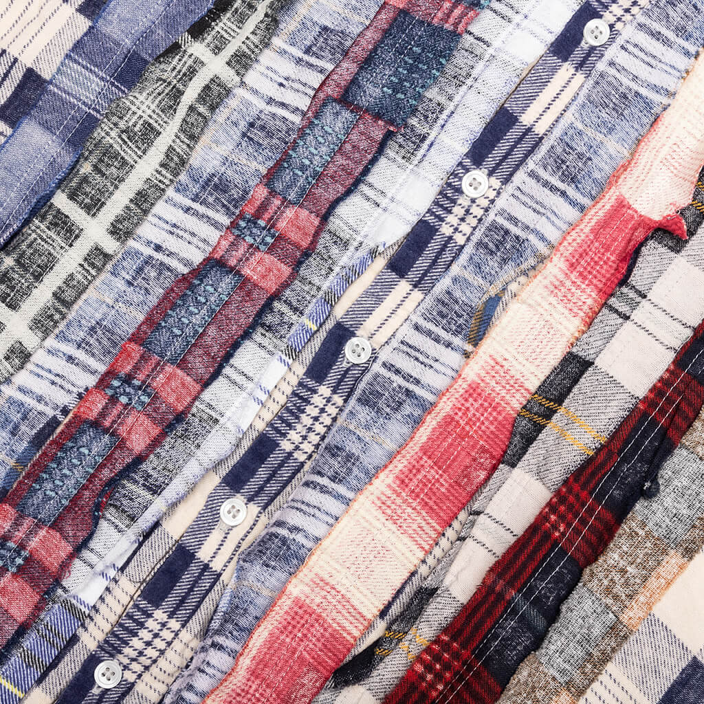 Ribbon Flannel Shirt Assorted