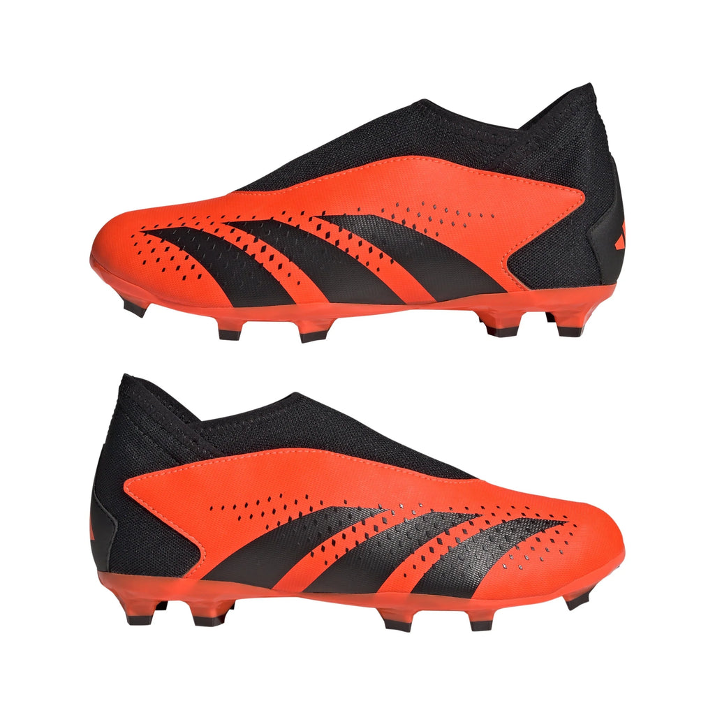 adidas Kids Predator Accuracy3 Laceless FG Firm Ground Soccer Cleats