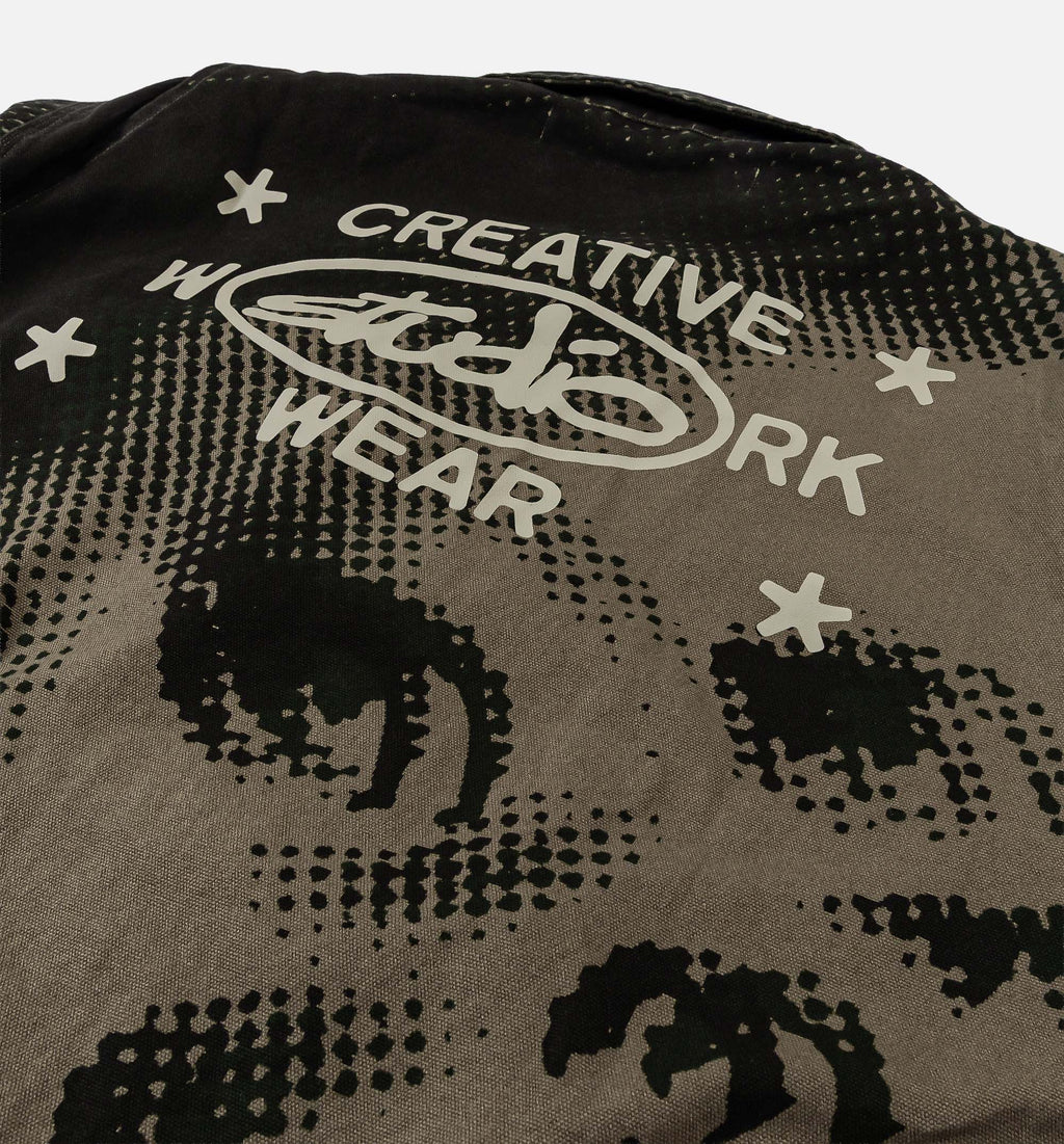 Studio CWW Work Mens Jacket Coffee Grey