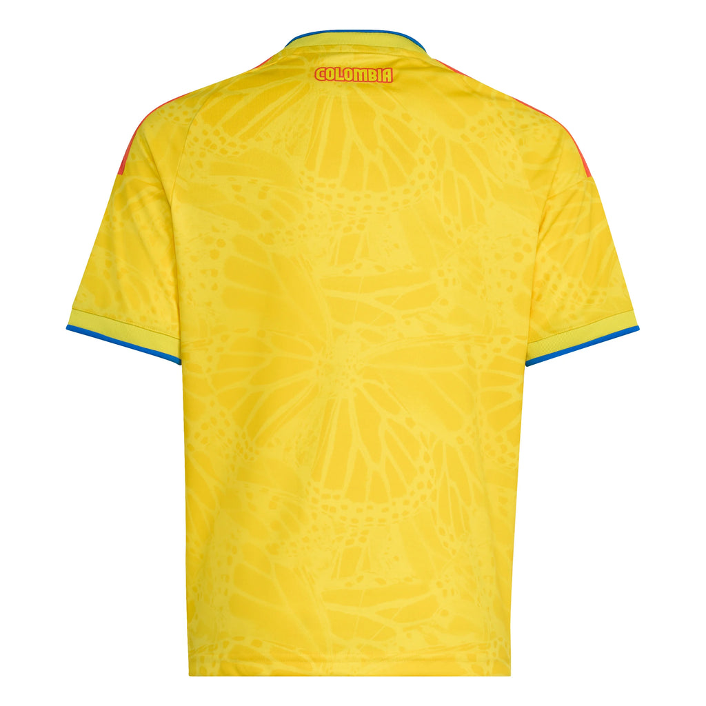 adidas Colombia Home Youth Soccer Jersey 26 Yellow