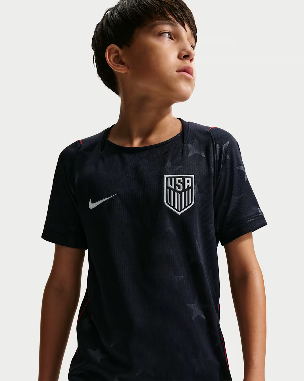 Nike USMNT Away Youth Soccer Jersey 2026 Navy NIO STARS