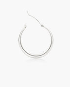Sloane Hoop Earrings in Silver
