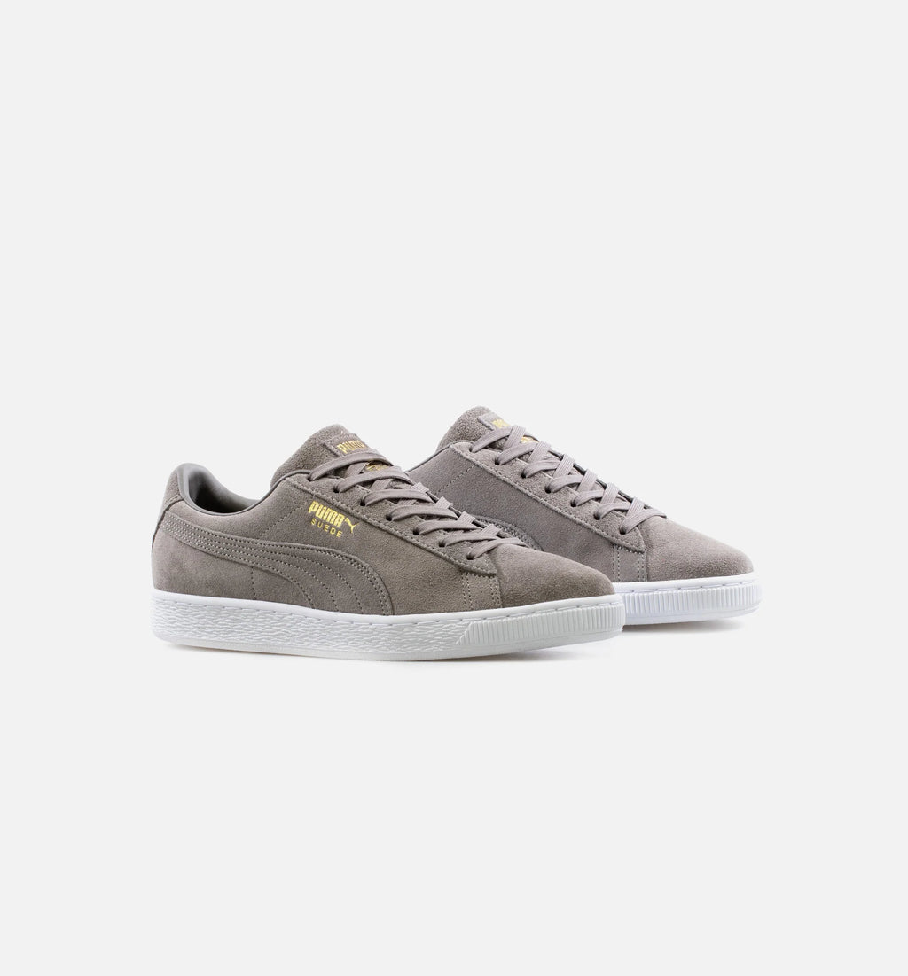 TMC Suede Mens Lifestyle Shoe Grey White