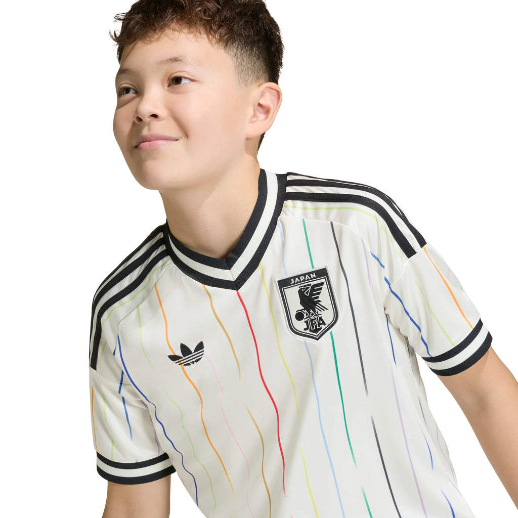 adidas Japan Away Youth Soccer Jersey 2026 White Black