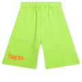 Kids Bape Pigment Dye Sweat Shorts Green