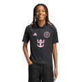 adidas Inter Miami CF Away Youth Soccer Jersey 26 27 Black Pink