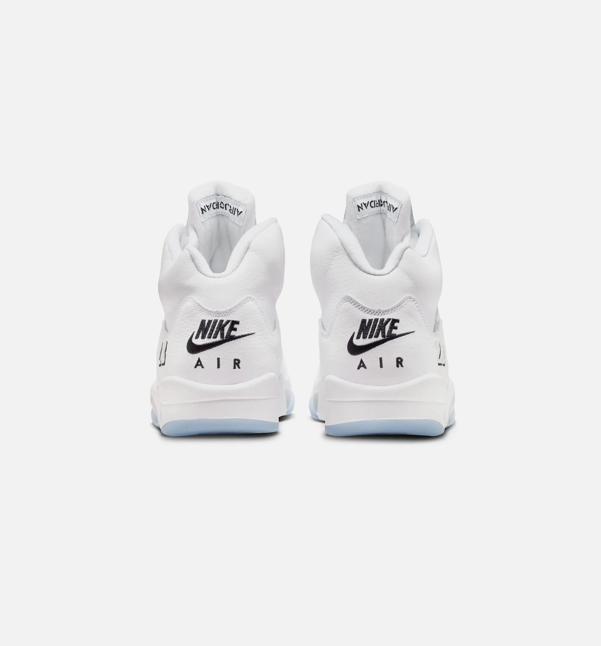 Air Jordan 5 Retro OG White Metallic Mens Lifestyle Shoe White Metallic Silver Black Free Shipping