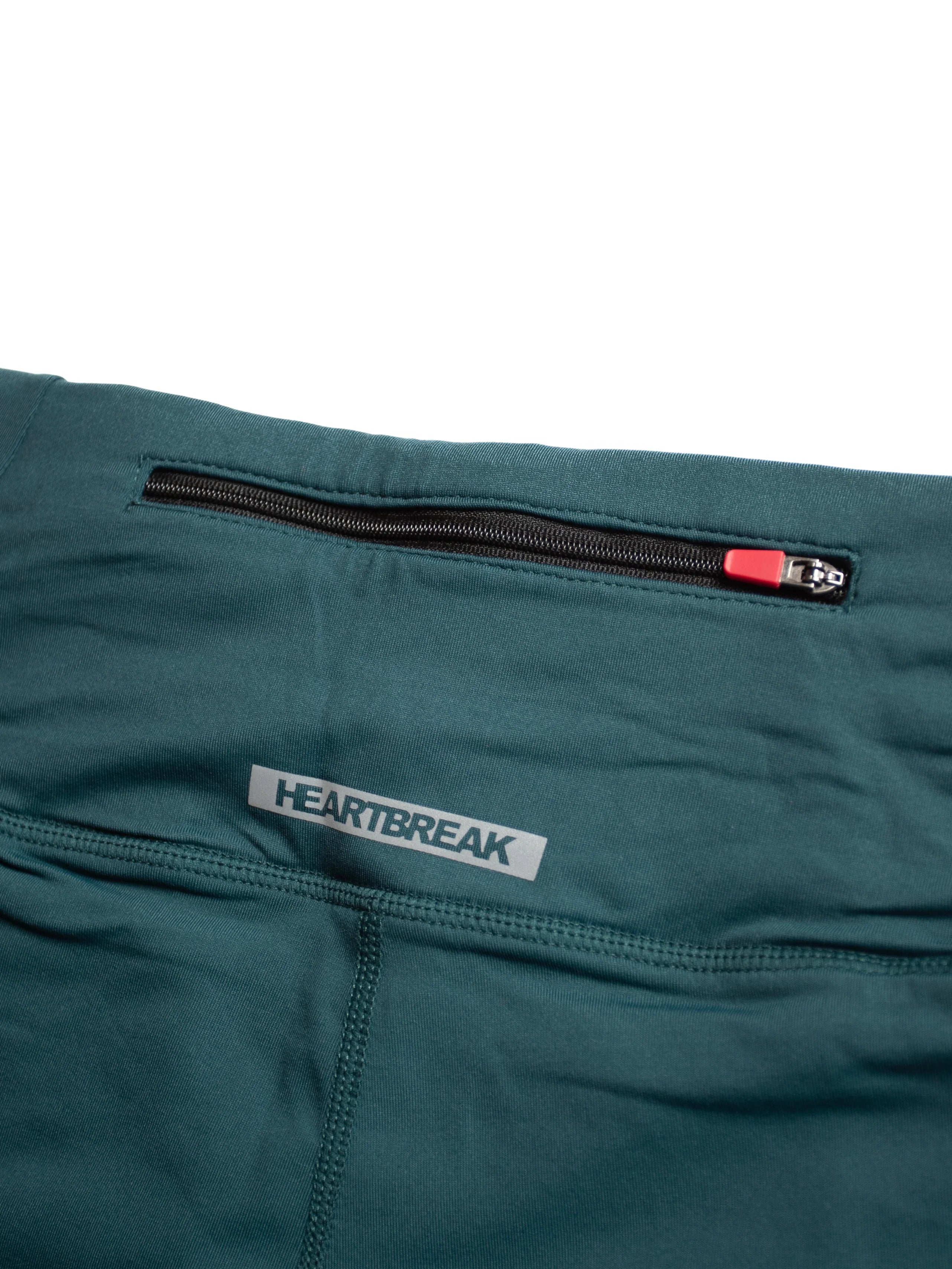 Heartbreak Womens Triple Pocket 5 Running Shorts