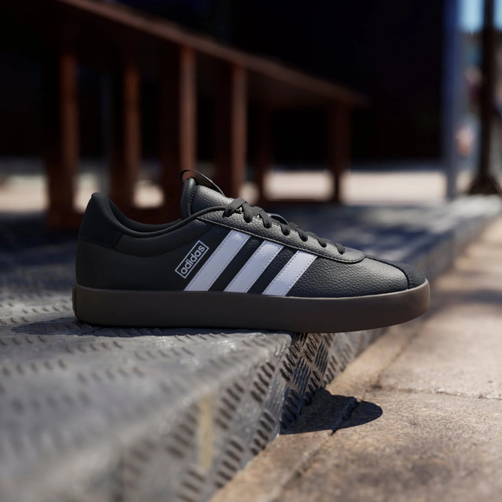 adidas VL Court 30 Shoes Core Black White Gum5