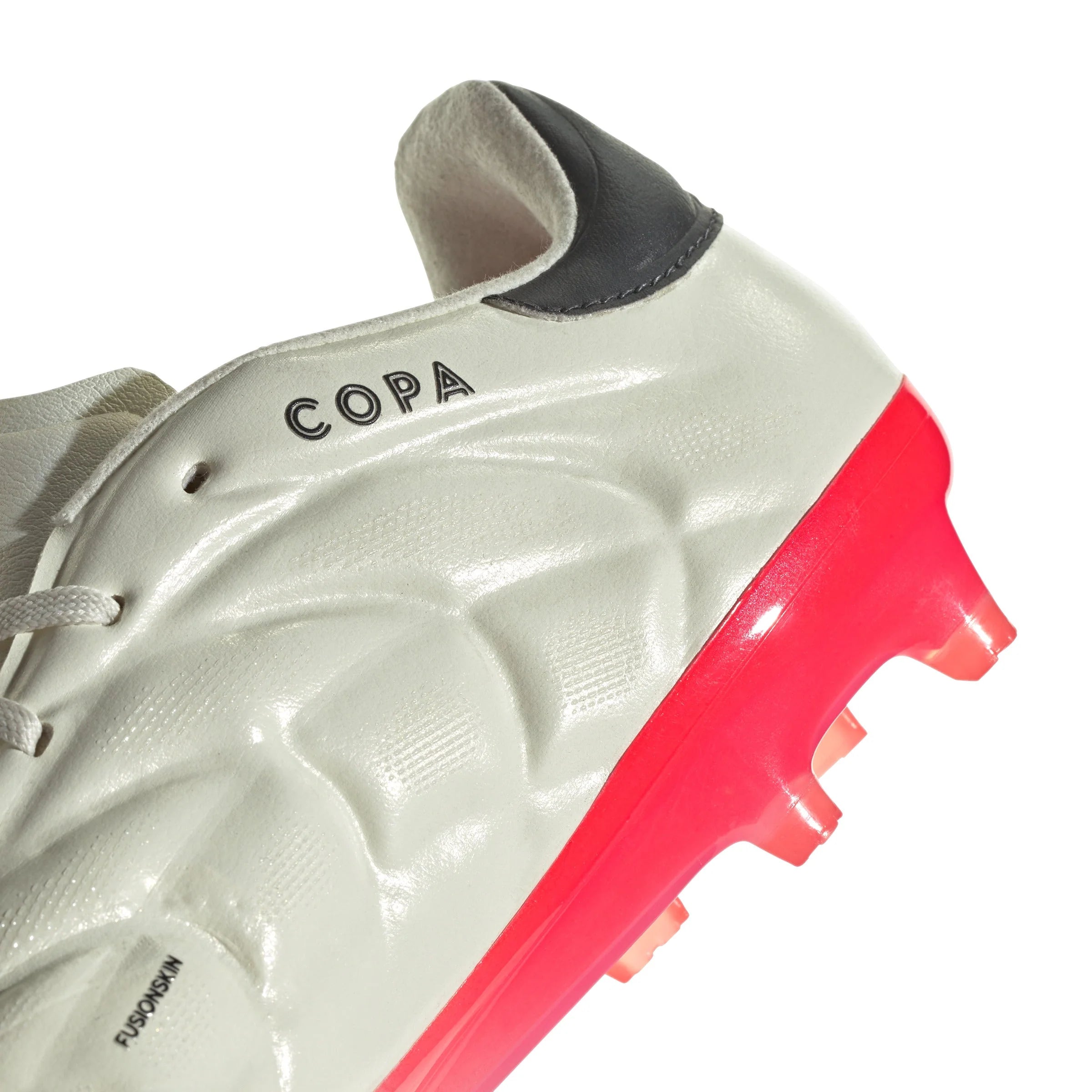 adidas Copa Pure 2 Elite FG Firm Ground Soccer Cleats Ivory Black Solar Red