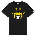 Kids Milogram Friends Tee Black Yellow