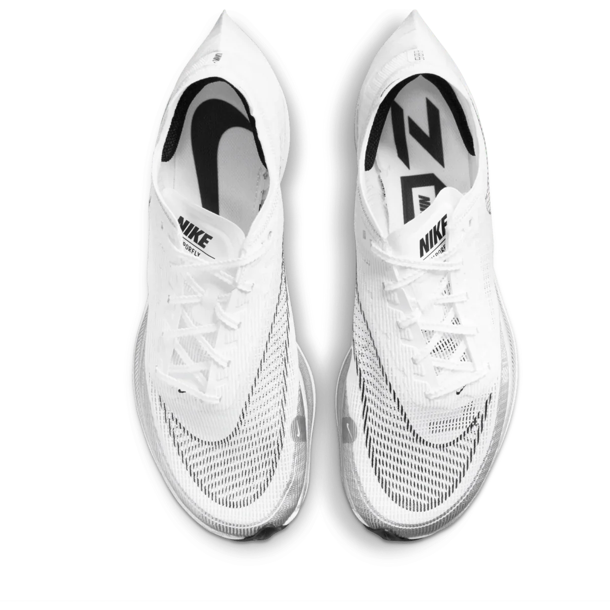 Nike ZoomX Vaporfly Next 2 Running Shoes White Black Metallic Silver