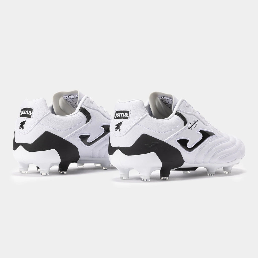 Joma Aguila Cup 2402 FG Firm Ground Soccer Cleats White Black