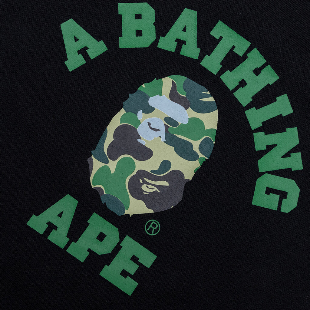 Kids ABC Camo College Tee Black Green