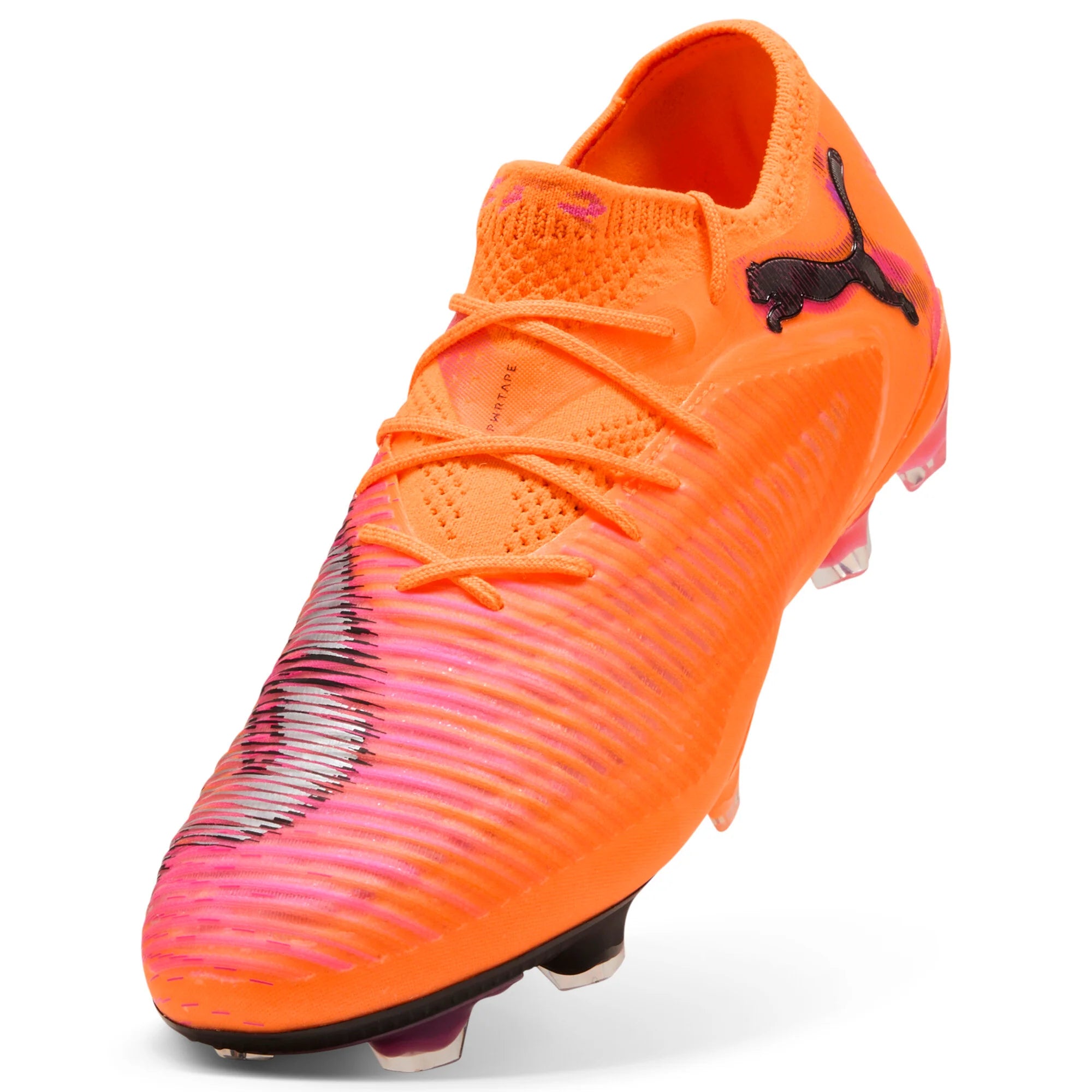PUMA Future 8 Ultimate Low FG Mens Soccer Cleats Orange Black