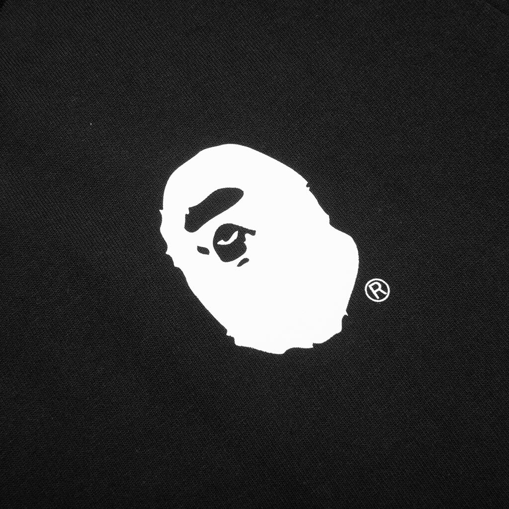 Kids Colorful A Bathing Ape Logo Tee Black