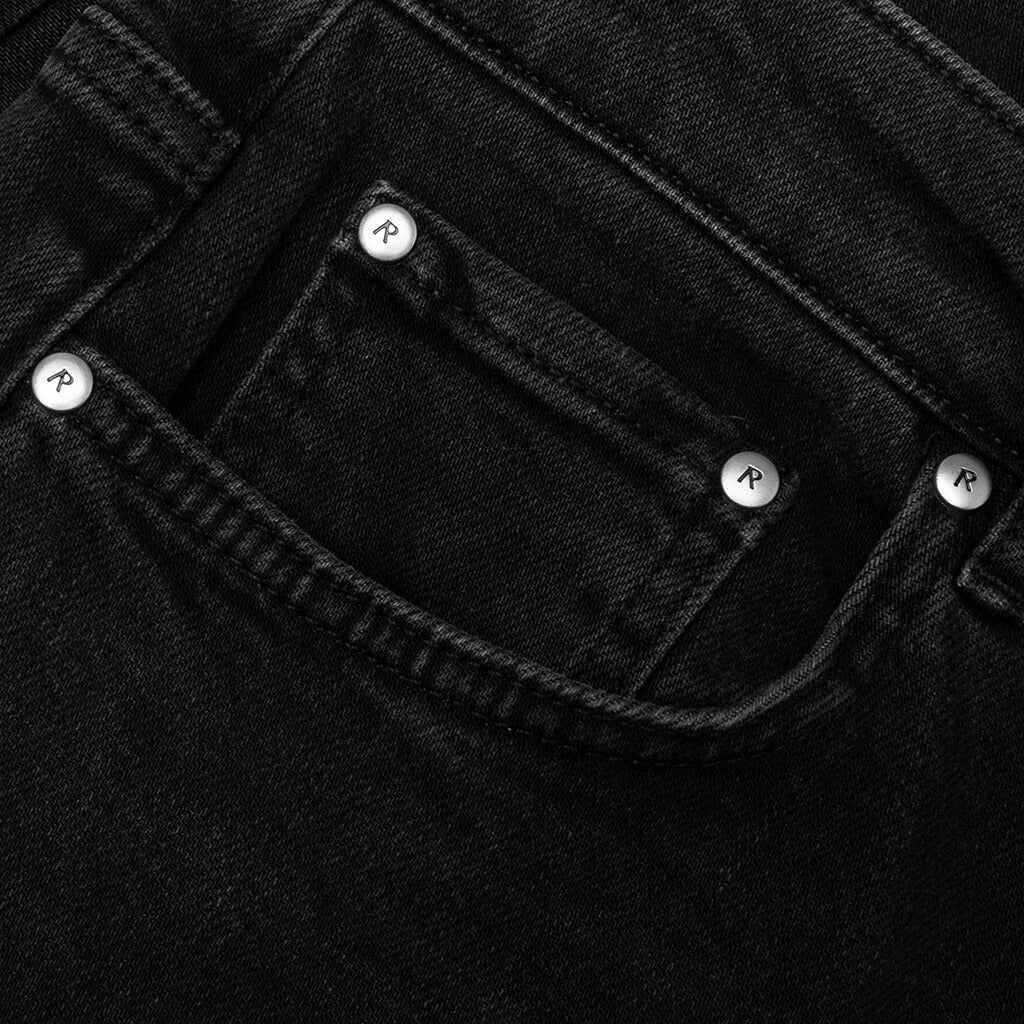 Boot Cut Denim Aged Black