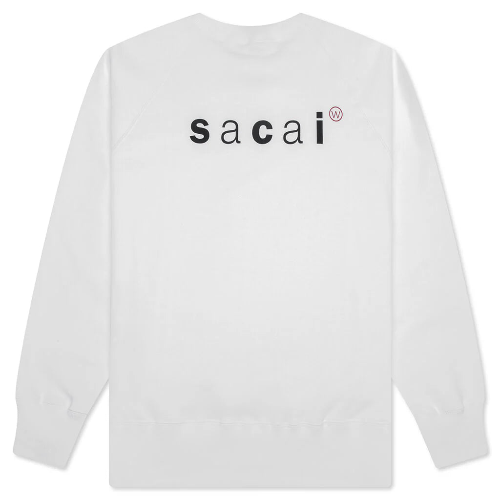 Sacai x WTAPS Print Pullover White