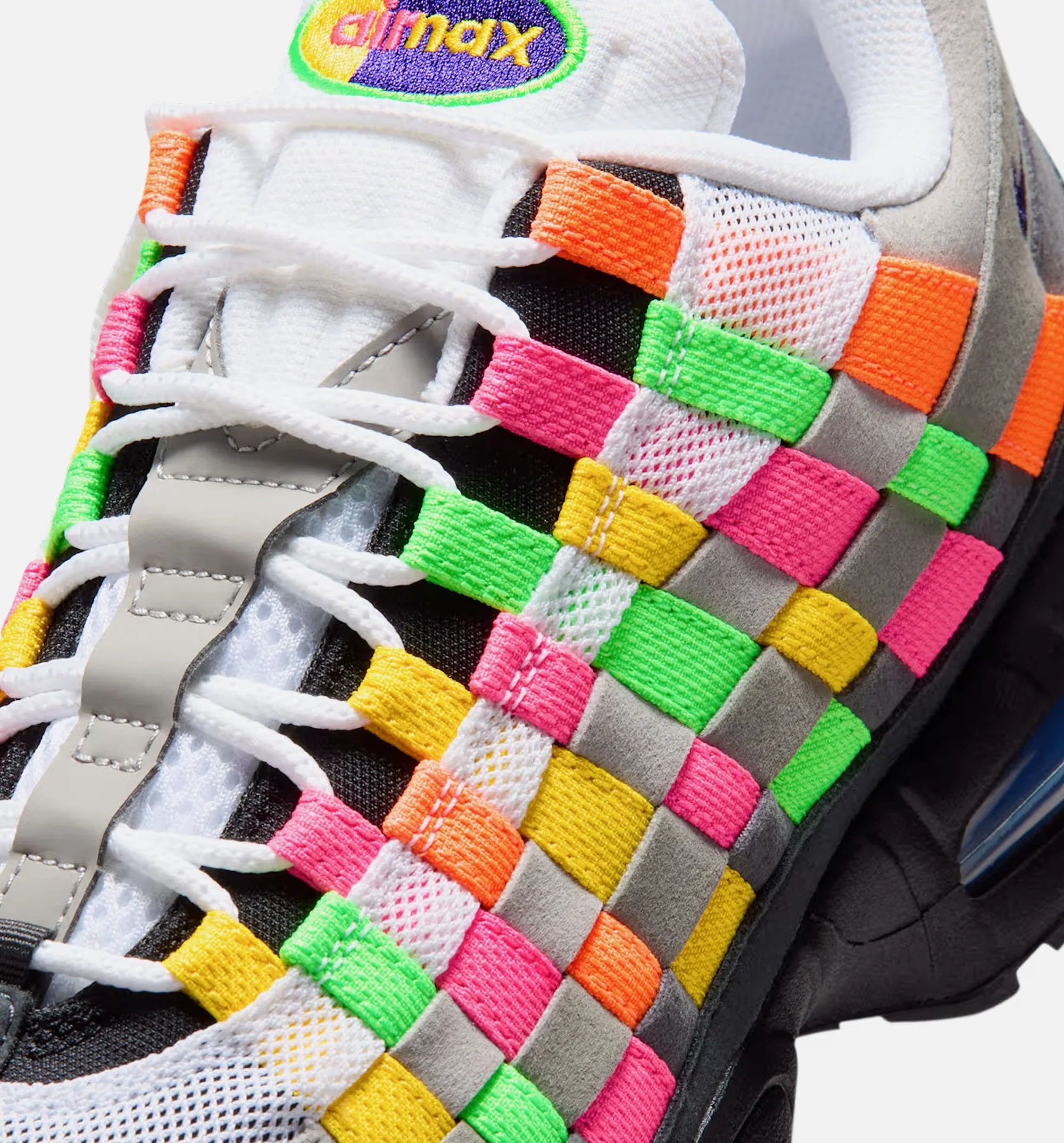 Air Max 95 Big Bubble Hyper Pink and Green Strike Mens Lifestyle Shoe Hyper Pink Green Strike