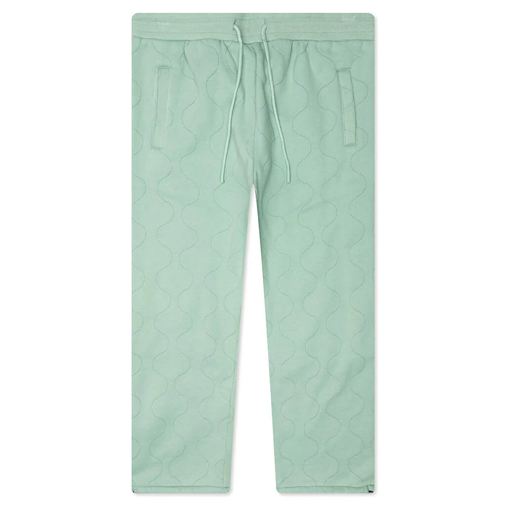Wave Quilted Easy Pants Matcha