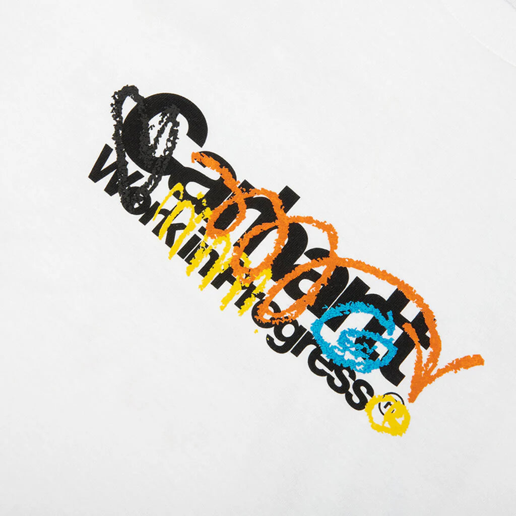 S S Primary T Shirt White