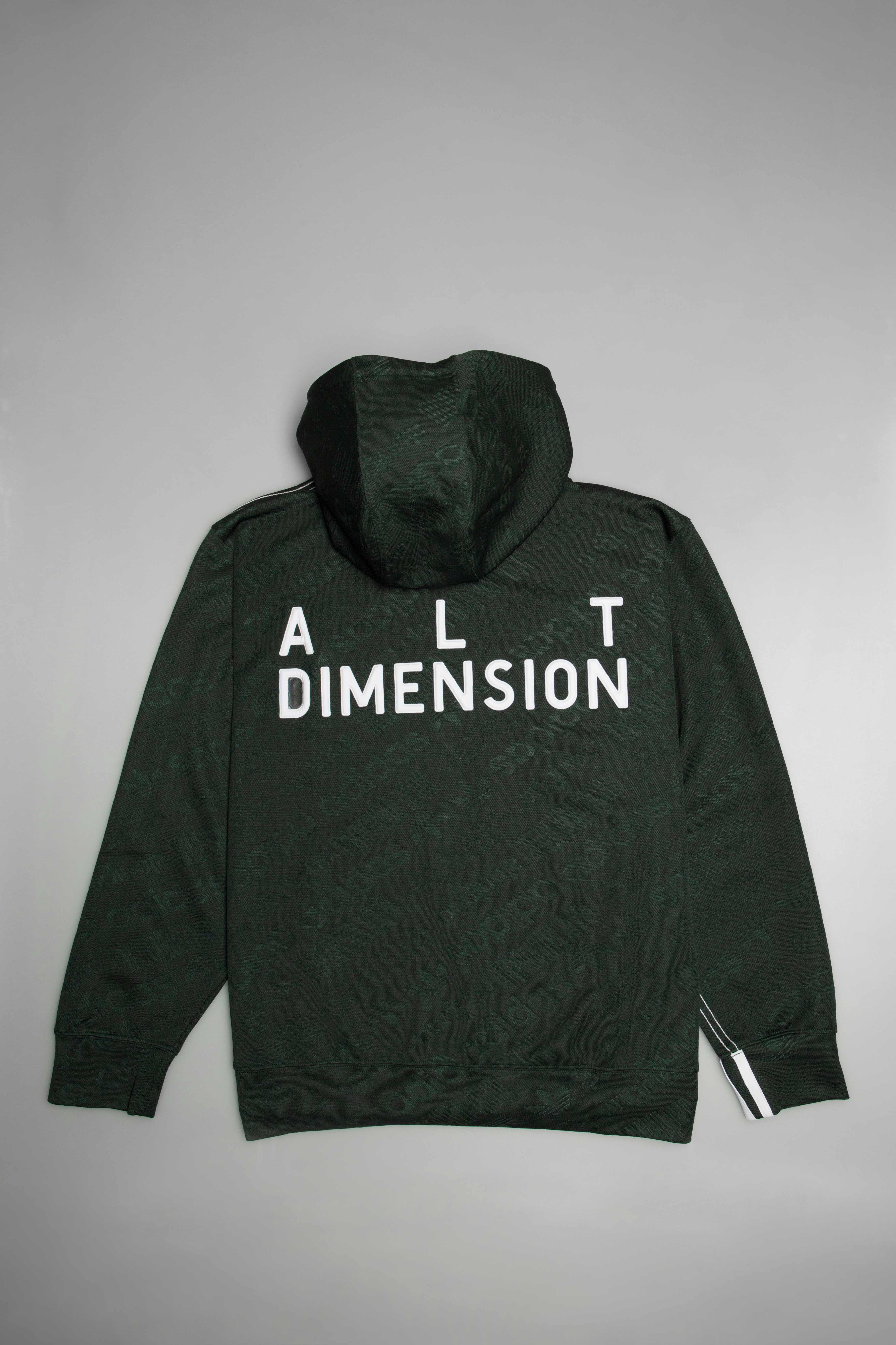 Alexander Wang Collection Jaquard Hoodie Green Green