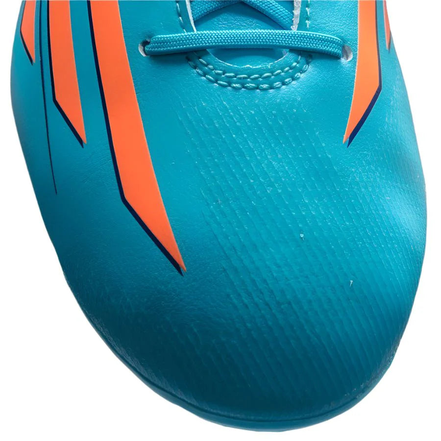 adidas F30 TRX FG Firm Ground Womens Soccer Cleats Blue Glow Orange Purple