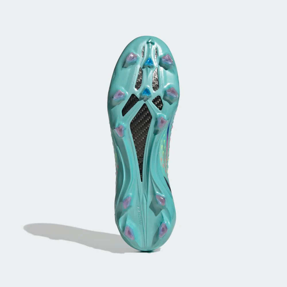 adidas X Speed Portal 1 FG Firm Ground Soccer Cleats Aqua Red