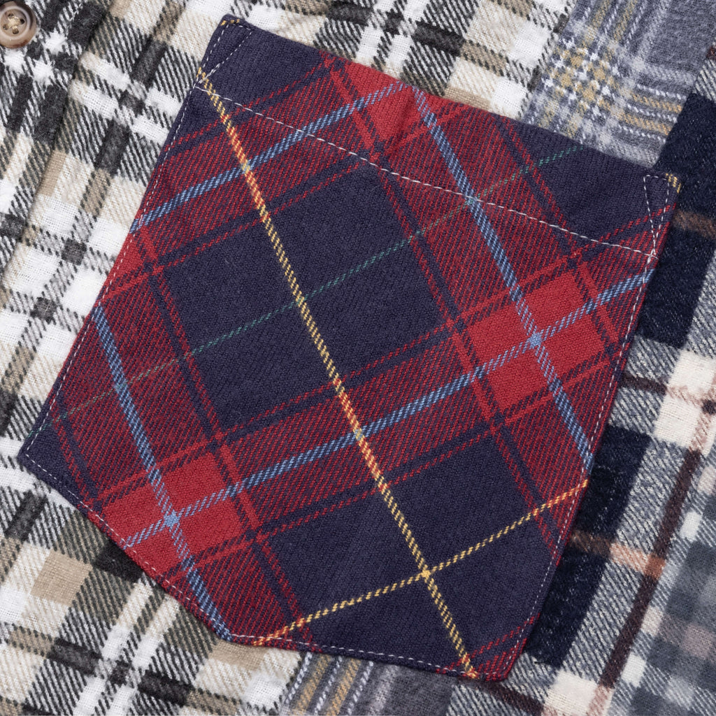 7 Cuts Flannel Shirt Assorted