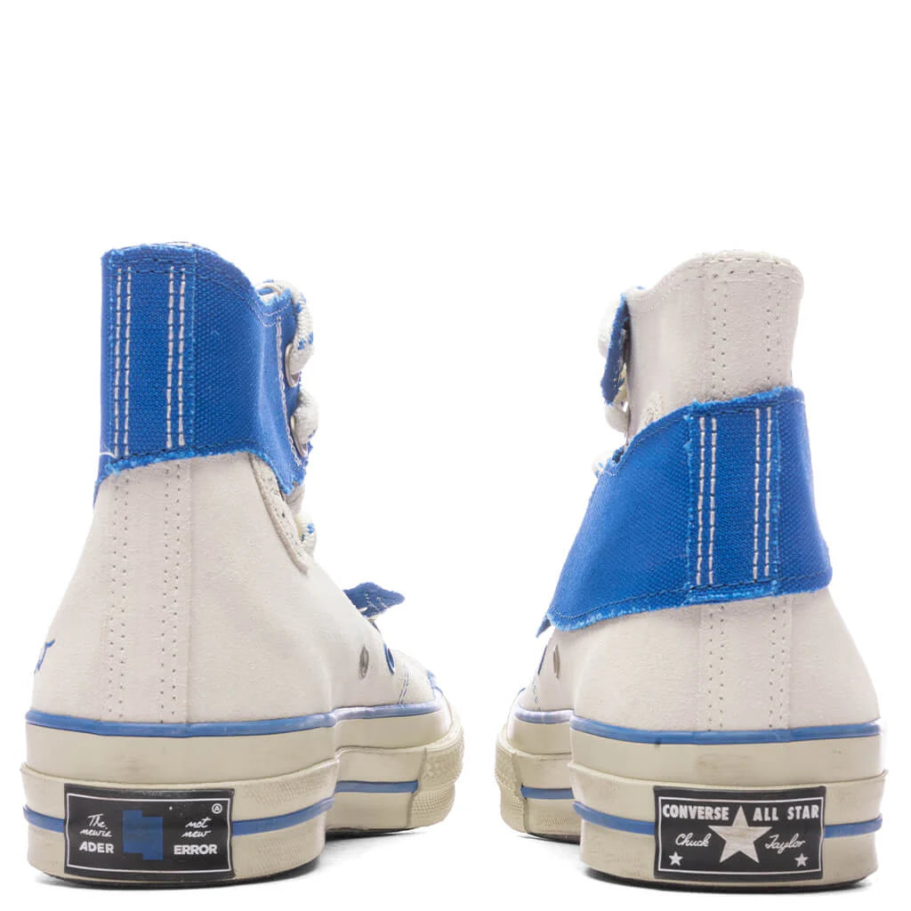Converse x Ader Error Chuck 70 Hi White Imperial Blue Black