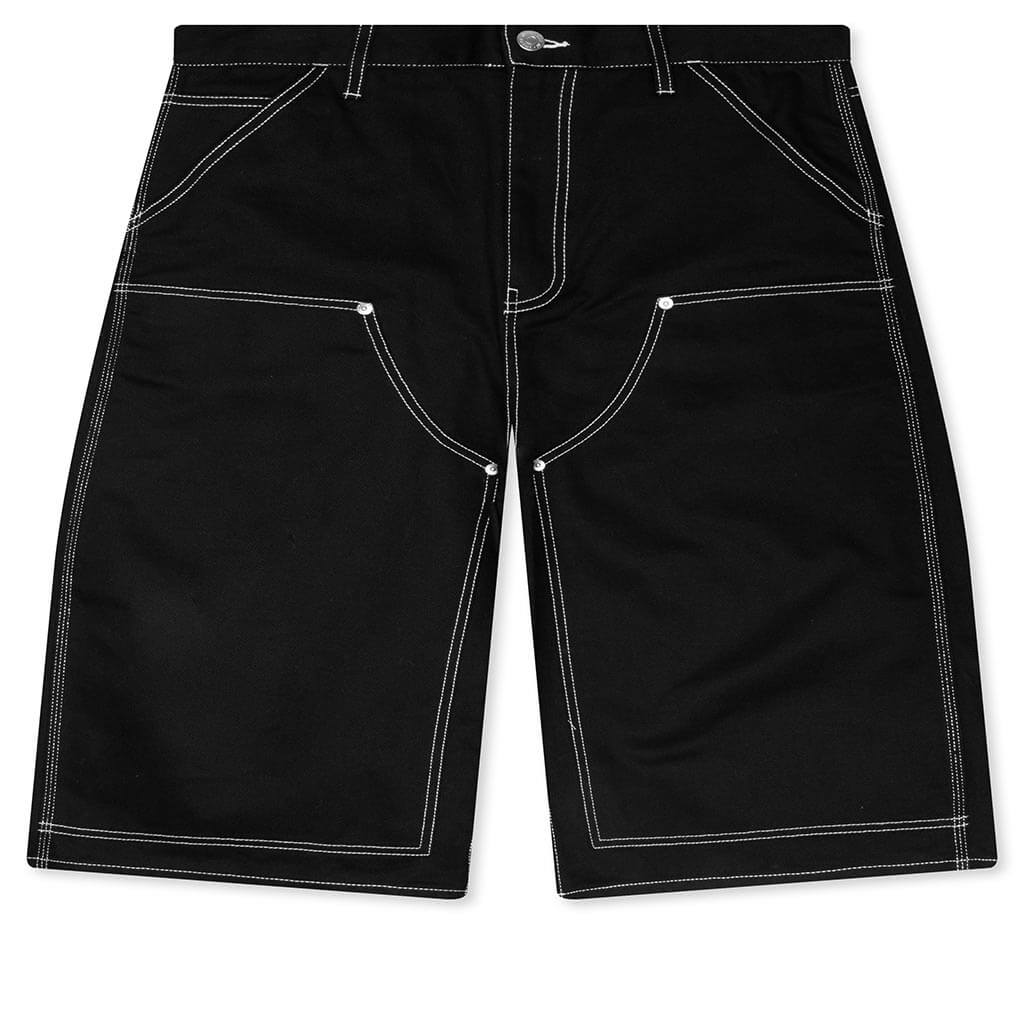 Double Knee Jort Black