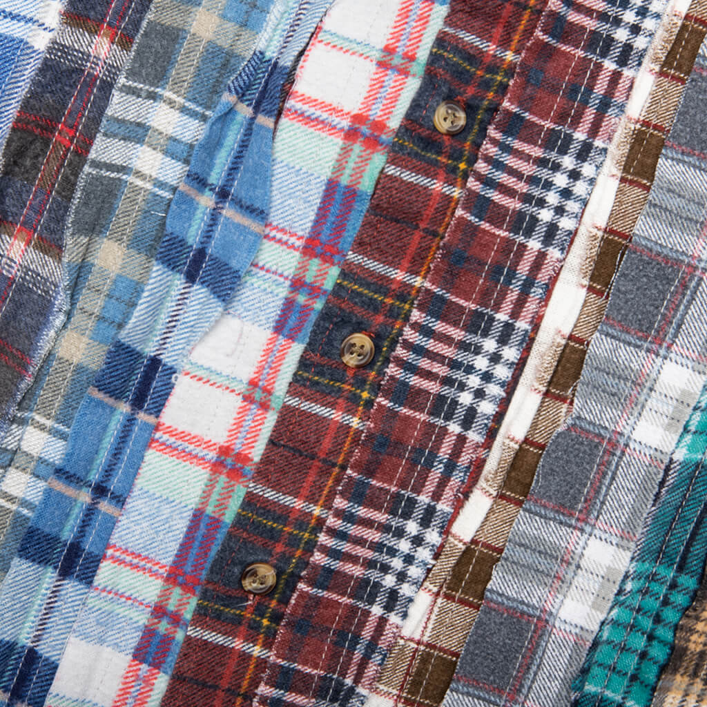 Ribbon Flannel Shirt Assorted