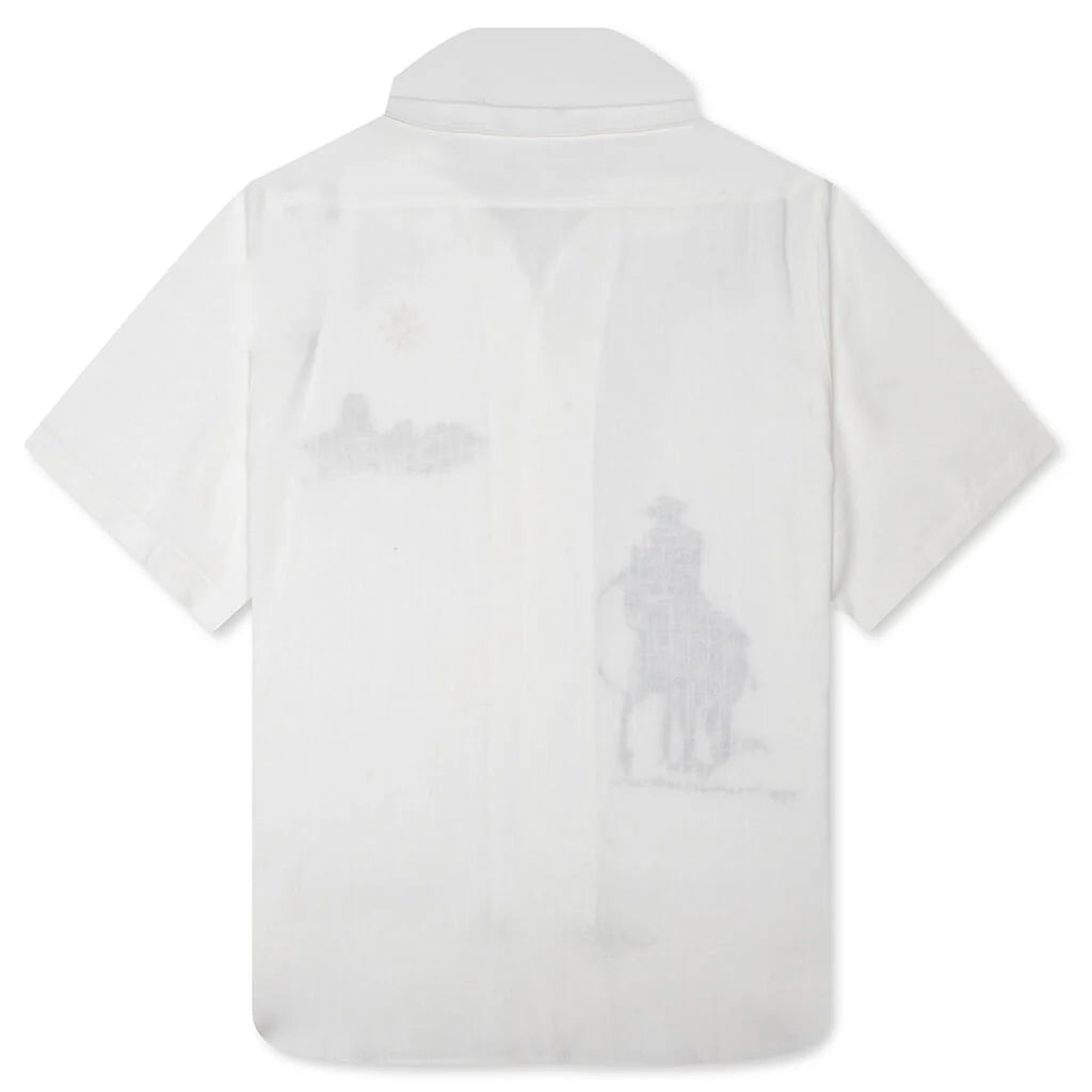 Tomorrow Has Already Spoken Camp Shirt Bone