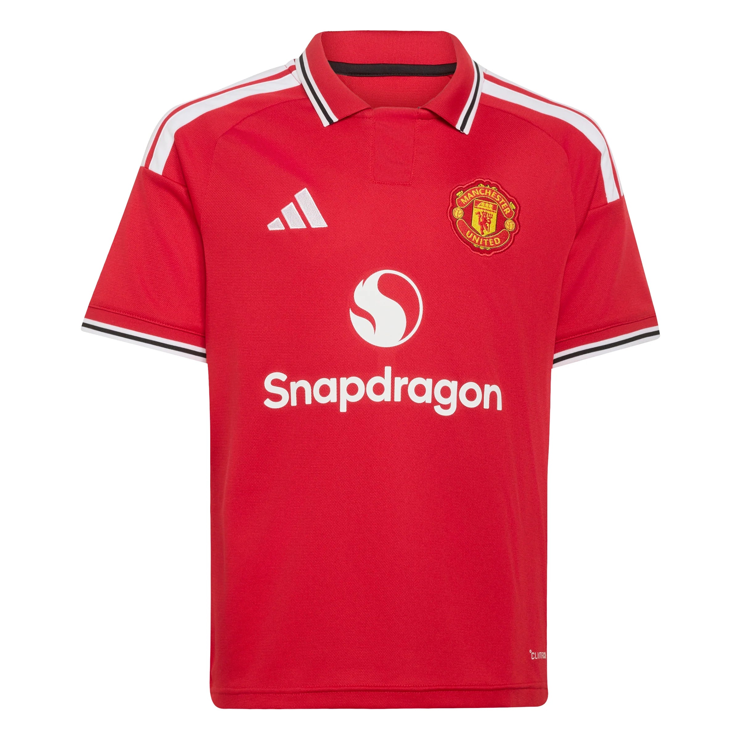 adidas Manchester United Home Youth Soccer Jersey 26 27 Red