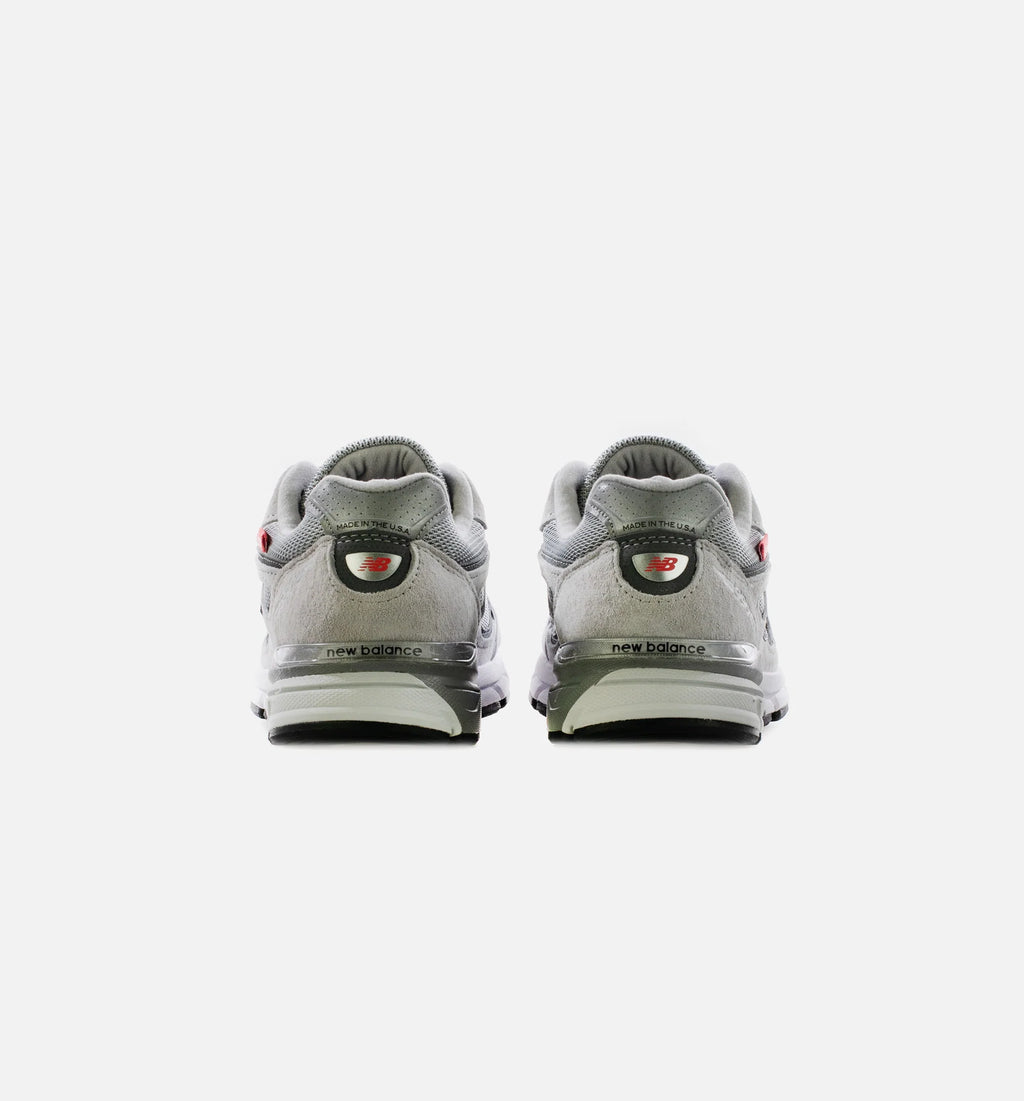 Made in USA 990v4 Mens Running Shoe Gray White