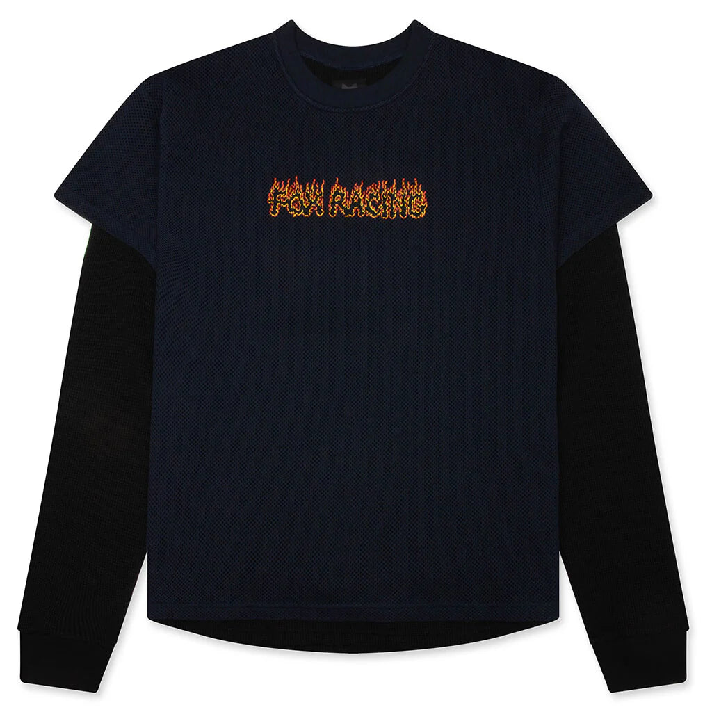 Fox LAB Double Layer L S Top Navy