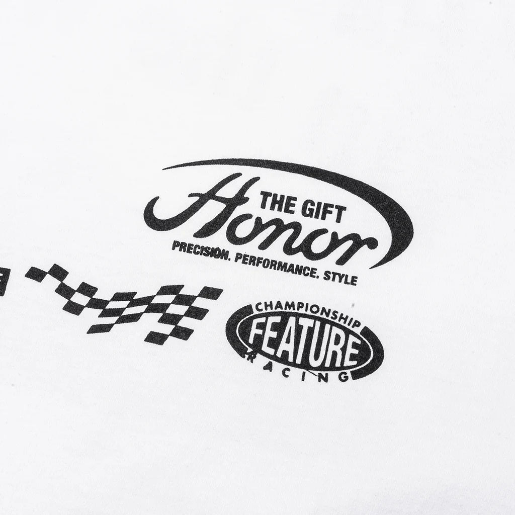 Feature x Honor The Gift Fastest Rides L S Tee White