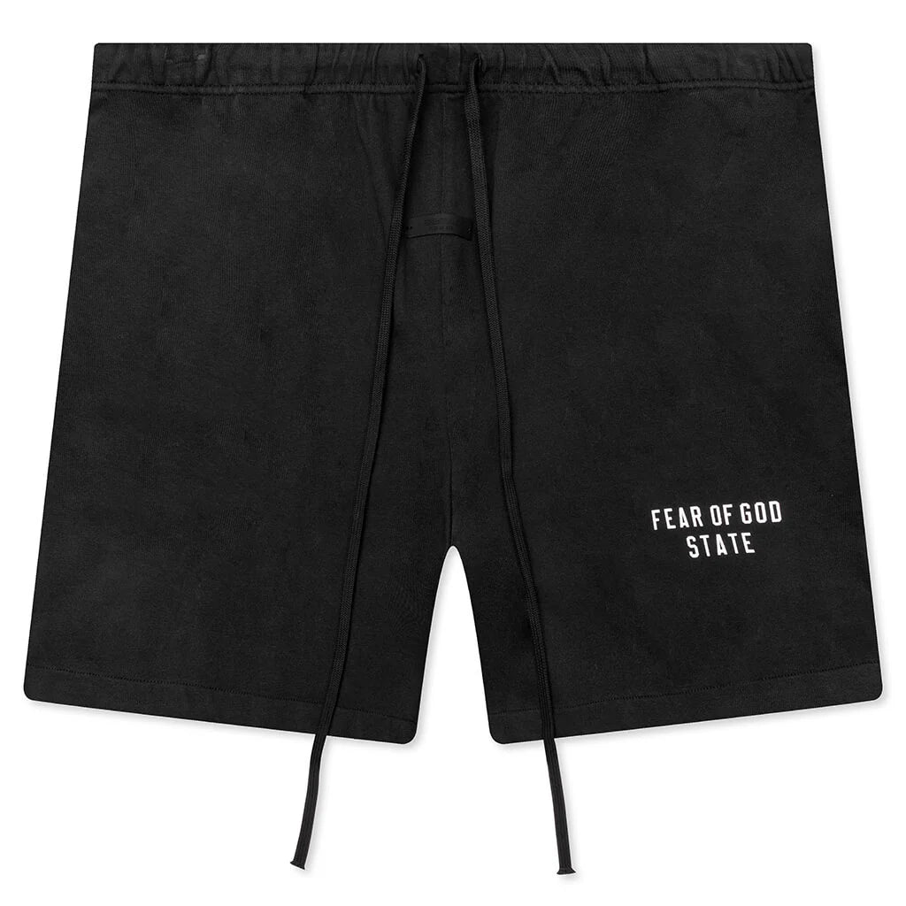 Heavy Jersey Soccer Short Black