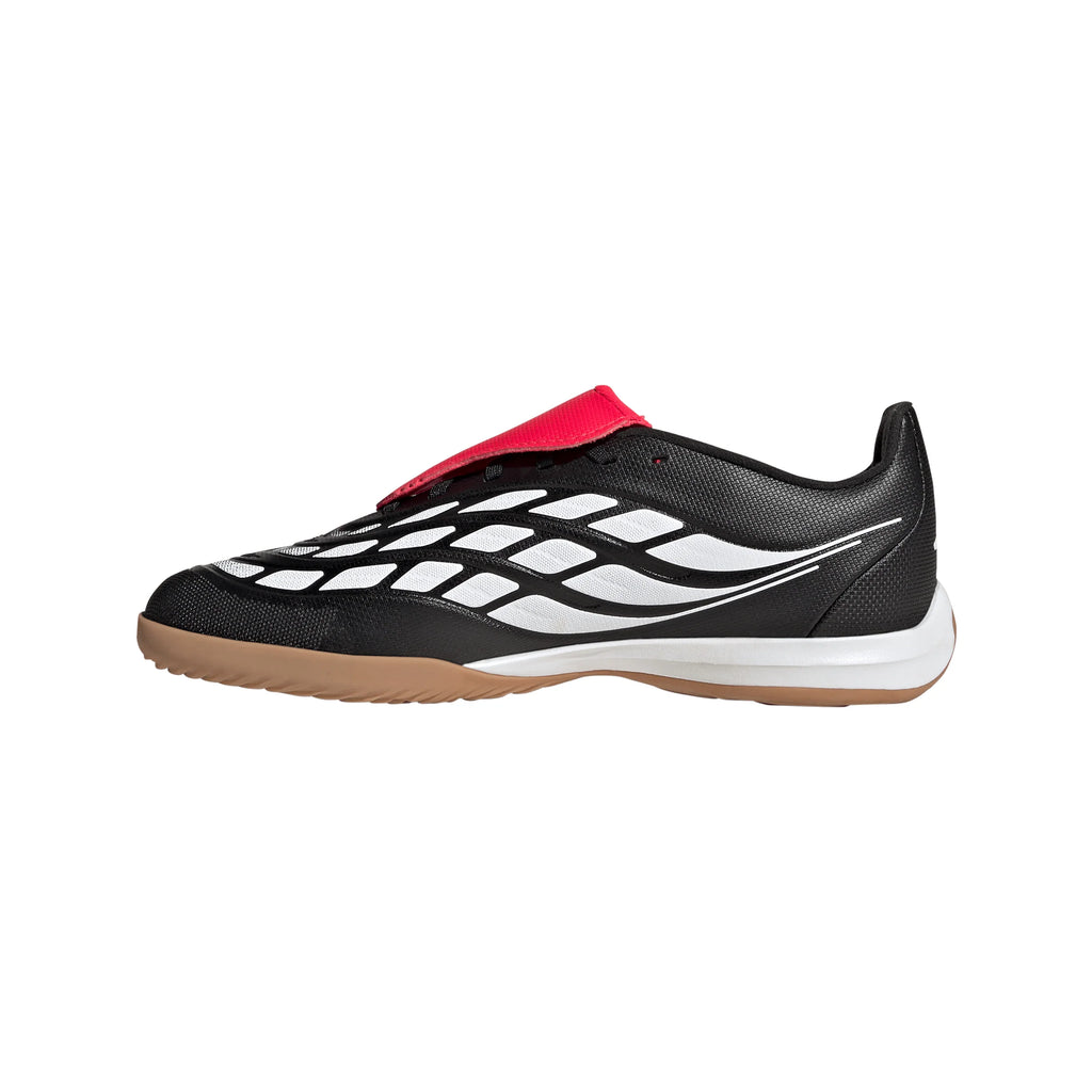 adidas Predator League Fold Over Tongue IN Indoor Youth Soccer Shoes Black White