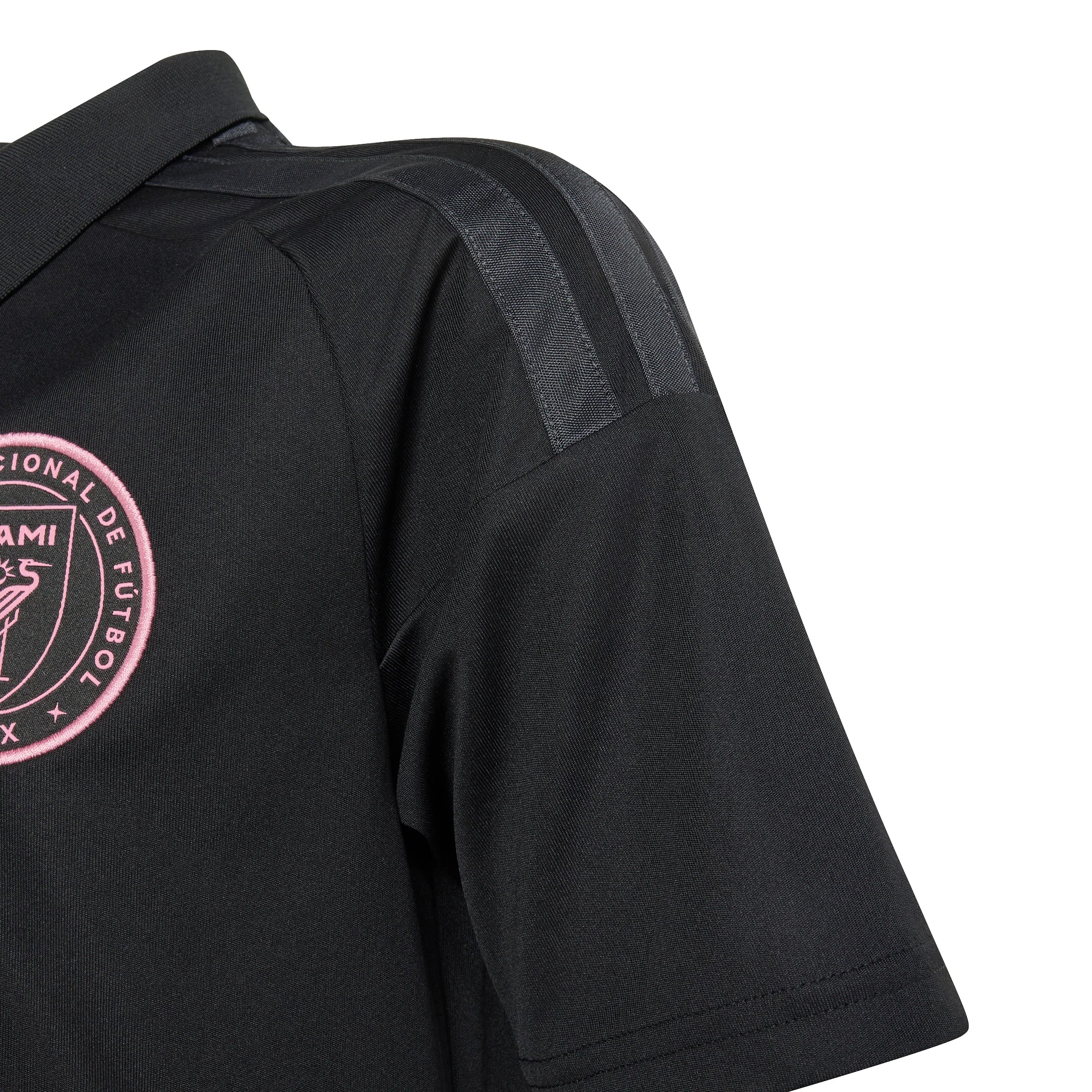 adidas Inter Miami CF Away Youth Soccer Jersey 26 27 Black Pink