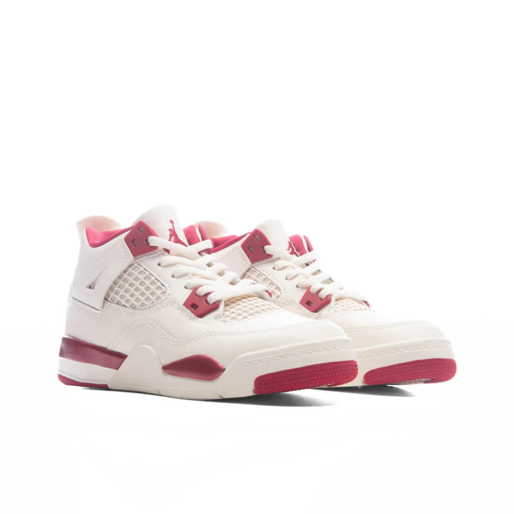 Air Jordan 4 Retro Valentines Day PS Pale Ivory Sierra Red