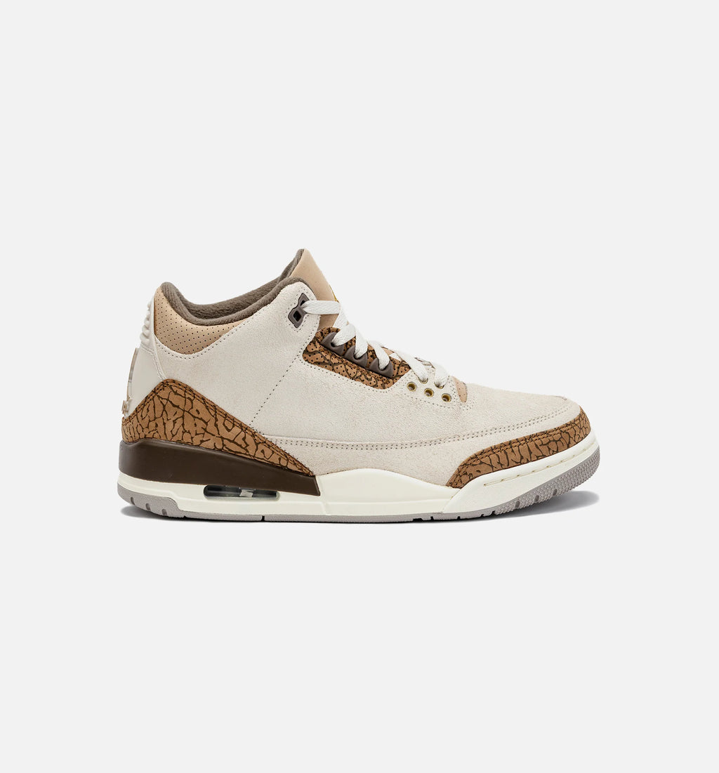 Air Jordan 3 Retro Palomino Mens Lifestyle Shoe Light Orewood Brown Palomino