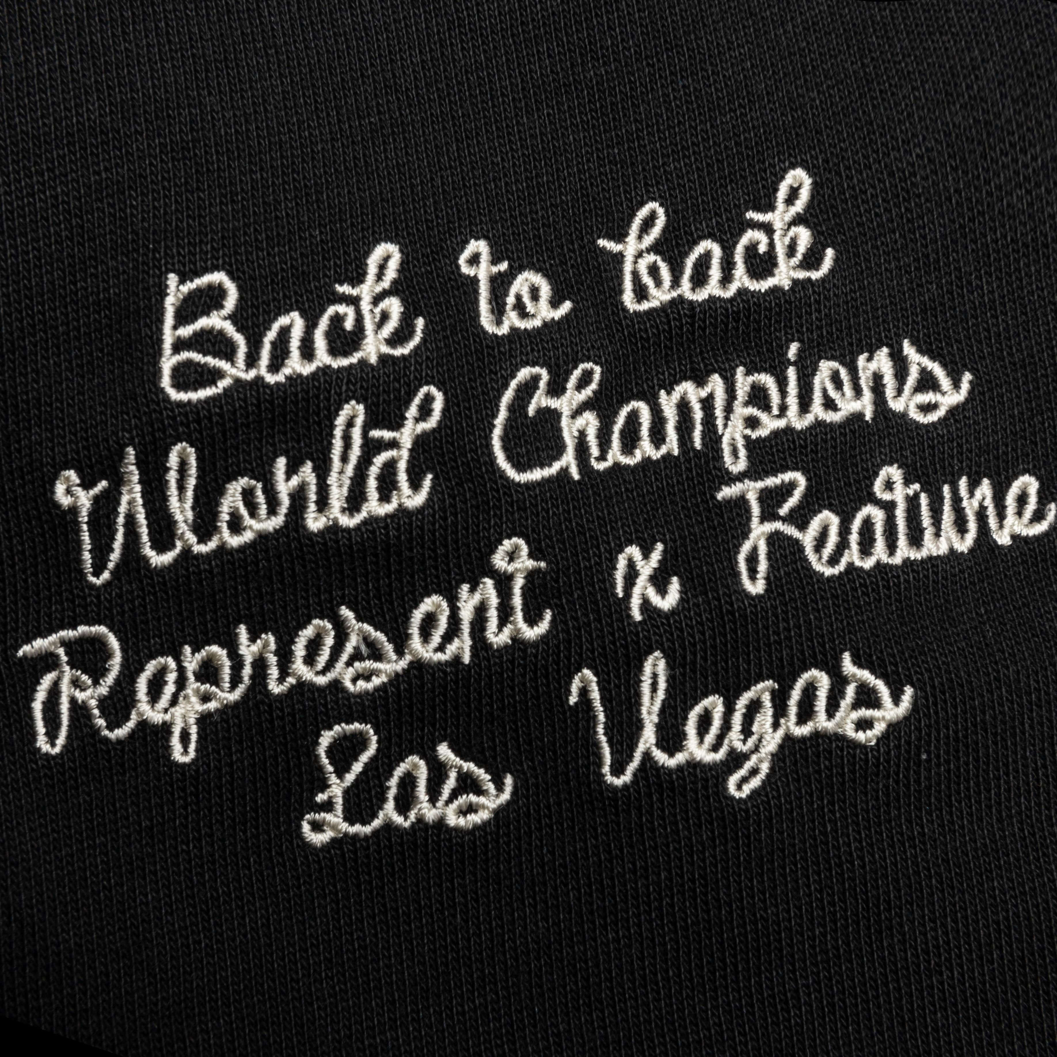 Feature x Represent Champions T Shirt Stained Black