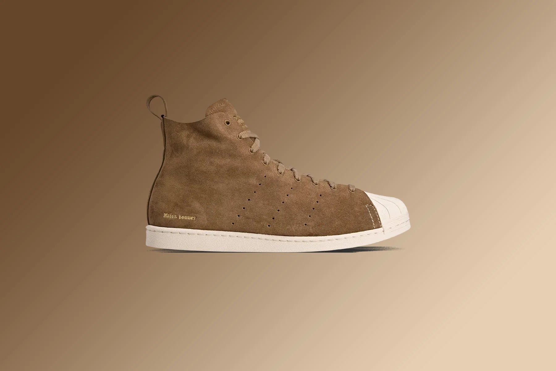 Adidas Originals x Wales Bonner Superstar Hi Supplier Colour Core White Night Brown