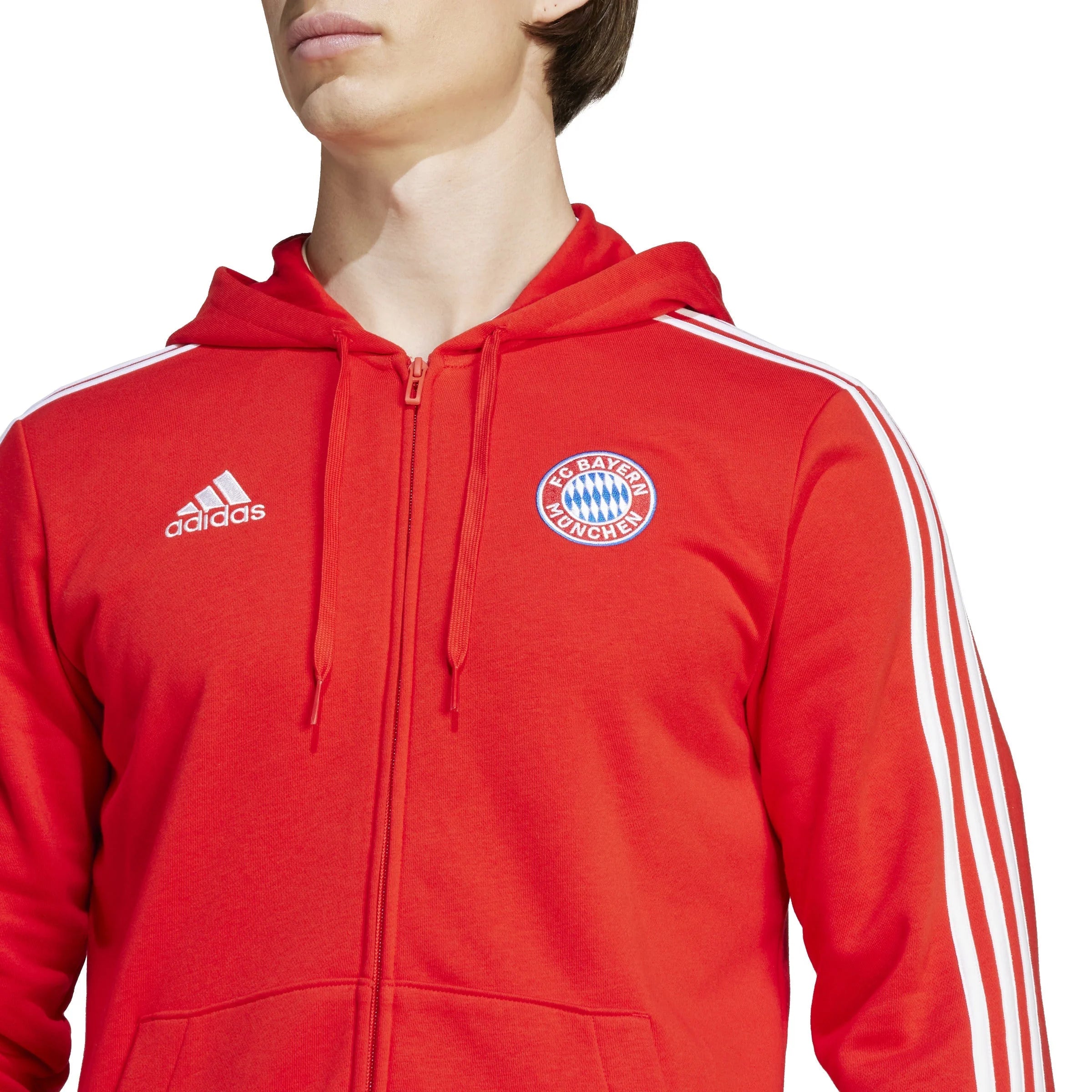 adidas Bayern Munich DNA Full Zip Hoodie 23 24
